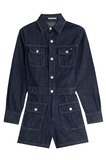 Adriano Goldschmied By Alexa Chung Adriano Goldschmied By Alexa Chung Loretta Denim Playsuit - None
