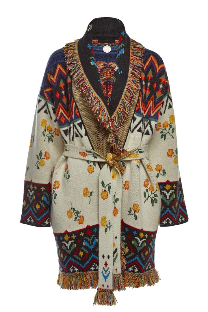Alanui Alanui Greenland Cashmere Cardigan With Belt