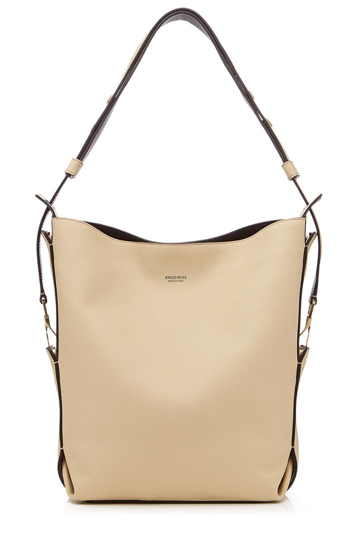 Emilio Pucci Small Kasia Leather Bucket Bag