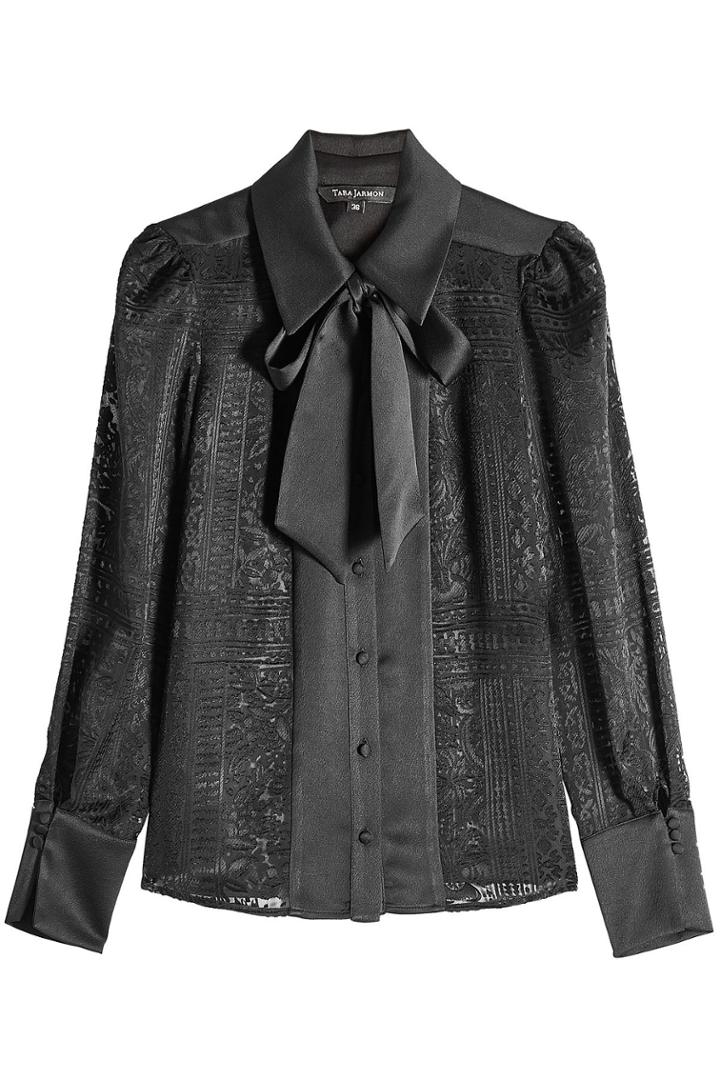 Tara Jarmon Tara Jarmon Lace Blouse With Satin