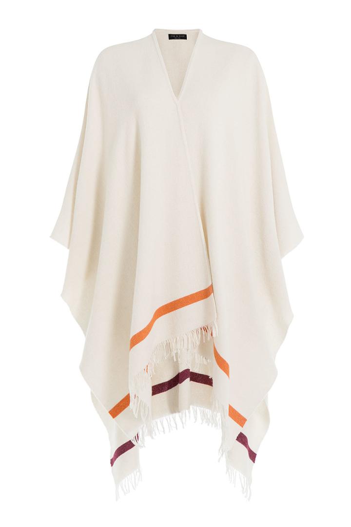 Rag & Bone Rag & Bone Wool-blend Fringe Cape - Beige
