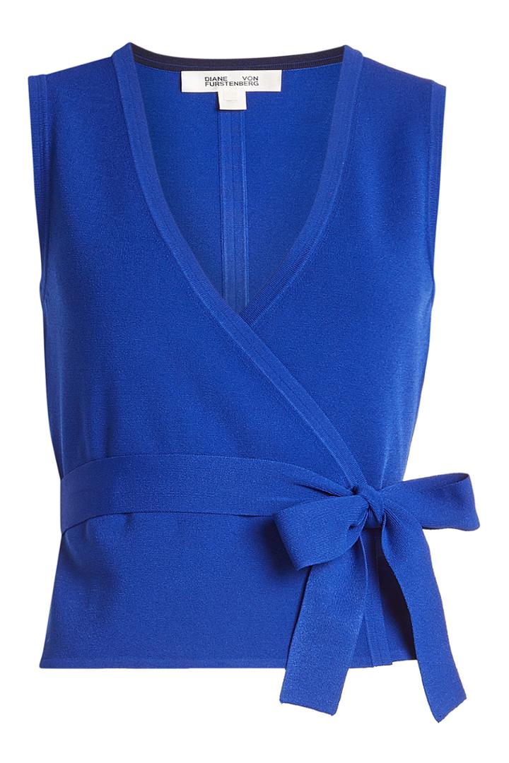 Diane Von Furstenberg Diane Von Furstenberg Knitted Wrap Top
