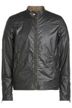 Belstaff Belstaff Waxed Cotton Jacket With Quilted Patches