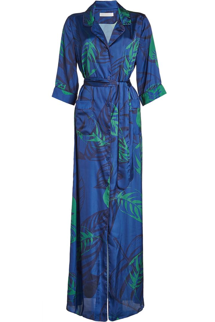 Borgo De Nor Borgo De Nor Printed Satin Dress