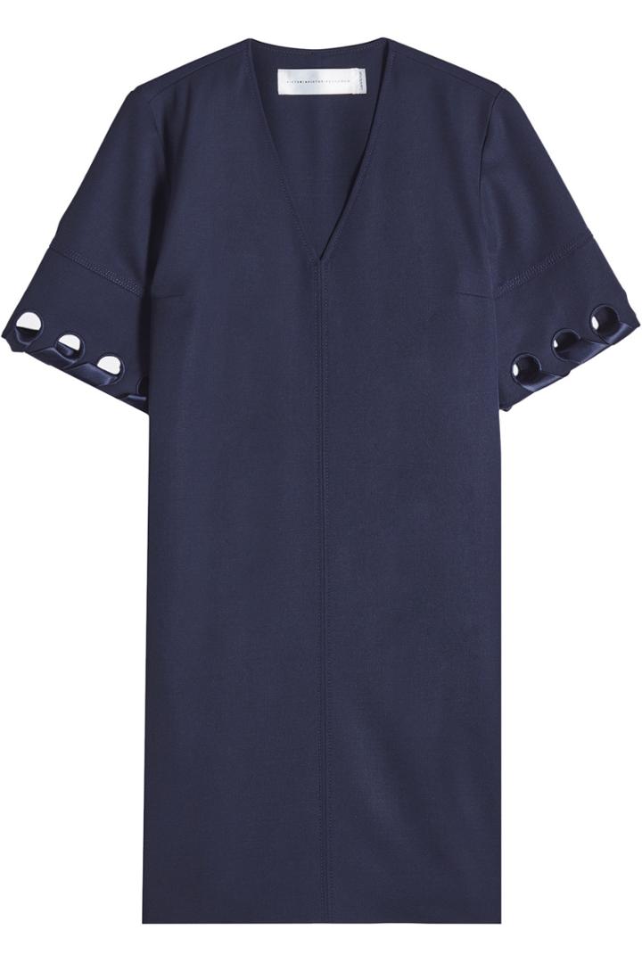 Victoria Victoria Beckham Victoria Victoria Beckham Laced Sleeve Wool Dress