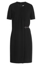 Burberry London Draped Dress With Belt