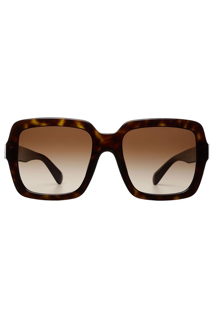 Dolce & Gabbana Dolce & Gabbana Tortoiseshell Print Square Sunglasses - Brown