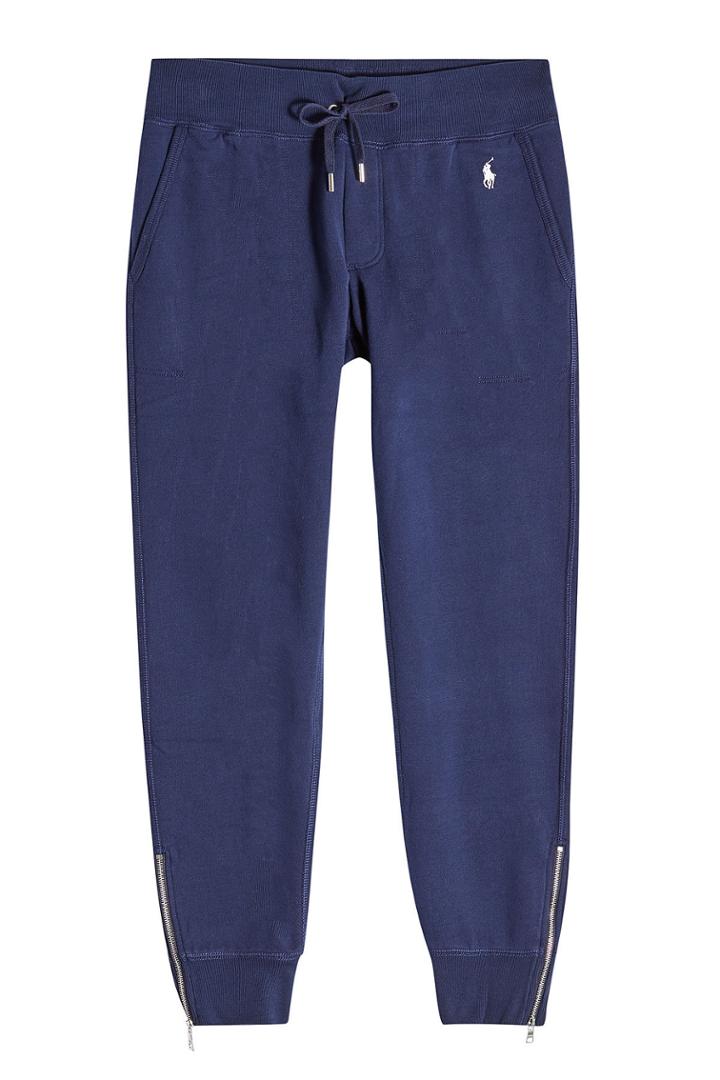 Polo Ralph Lauren Polo Ralph Lauren Cotton-blend Sweatpants With Zipped Ankles