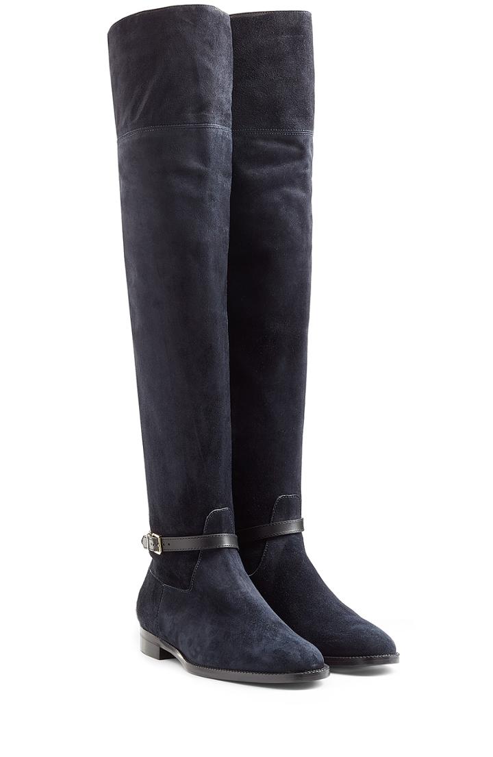 Burberry Shoes & Accessories Suede Over-the-knee Boots