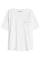 Moncler Moncler Embroidered Cotton T-shirt