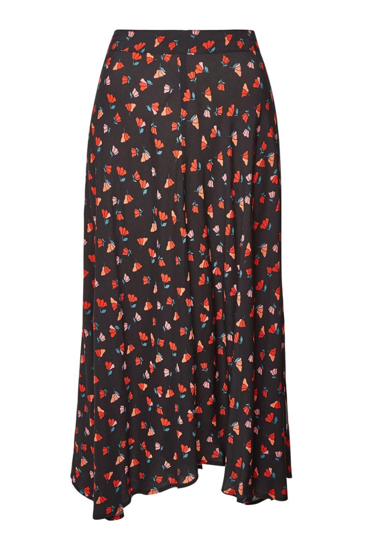 Velvet Velvet Titania Printed Midi Skirt
