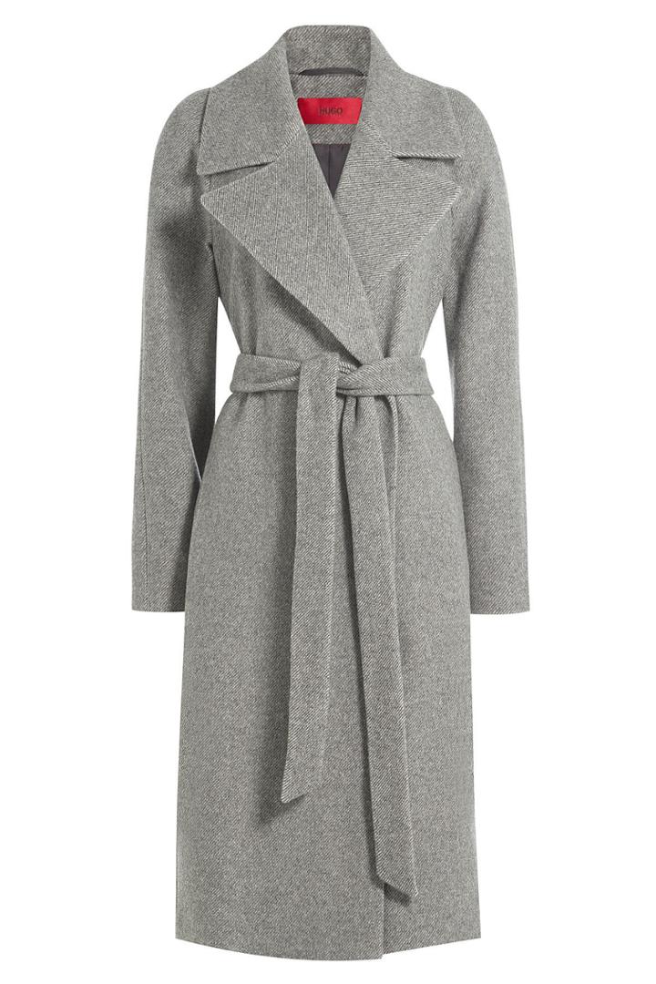 Hugo Hugo Belted Wool Coat