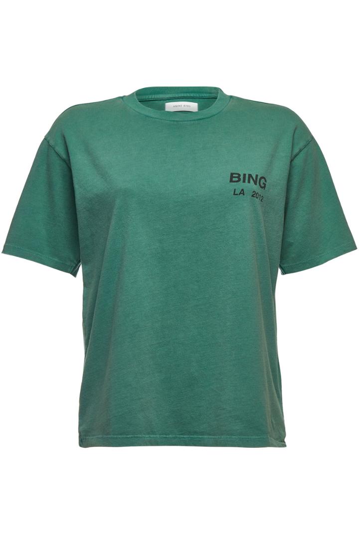 Anine Bing Anine Bing La Printed Cotton T-shirt