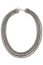 The Kooples The Kooples Layered Chain Necklace - Silver