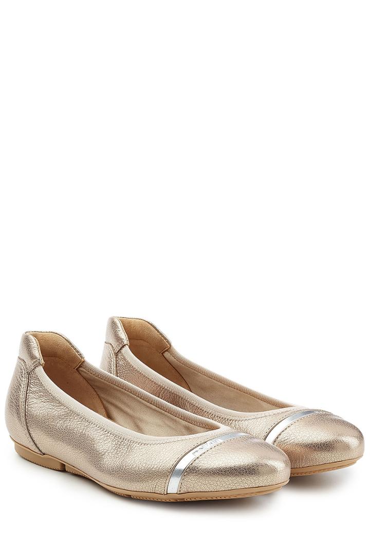 Hogan Hogan Leather Ballerinas - Rose