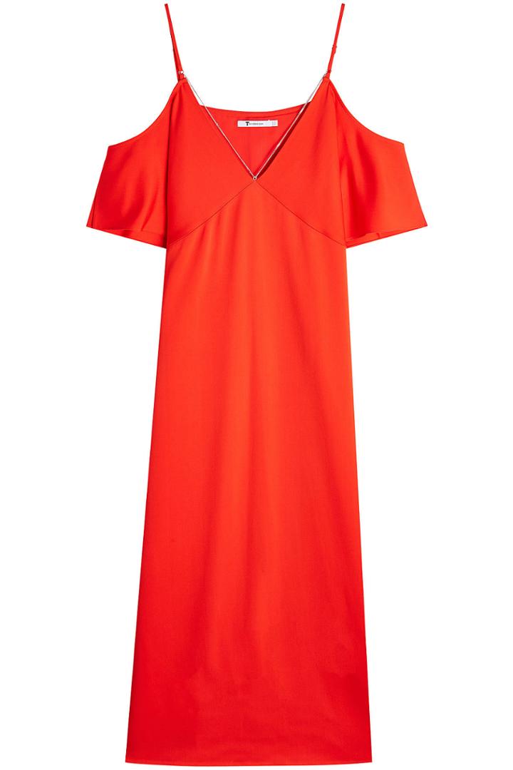T By Alexander Wang T By Alexander Wang Dress With Cut-out Shoulders
