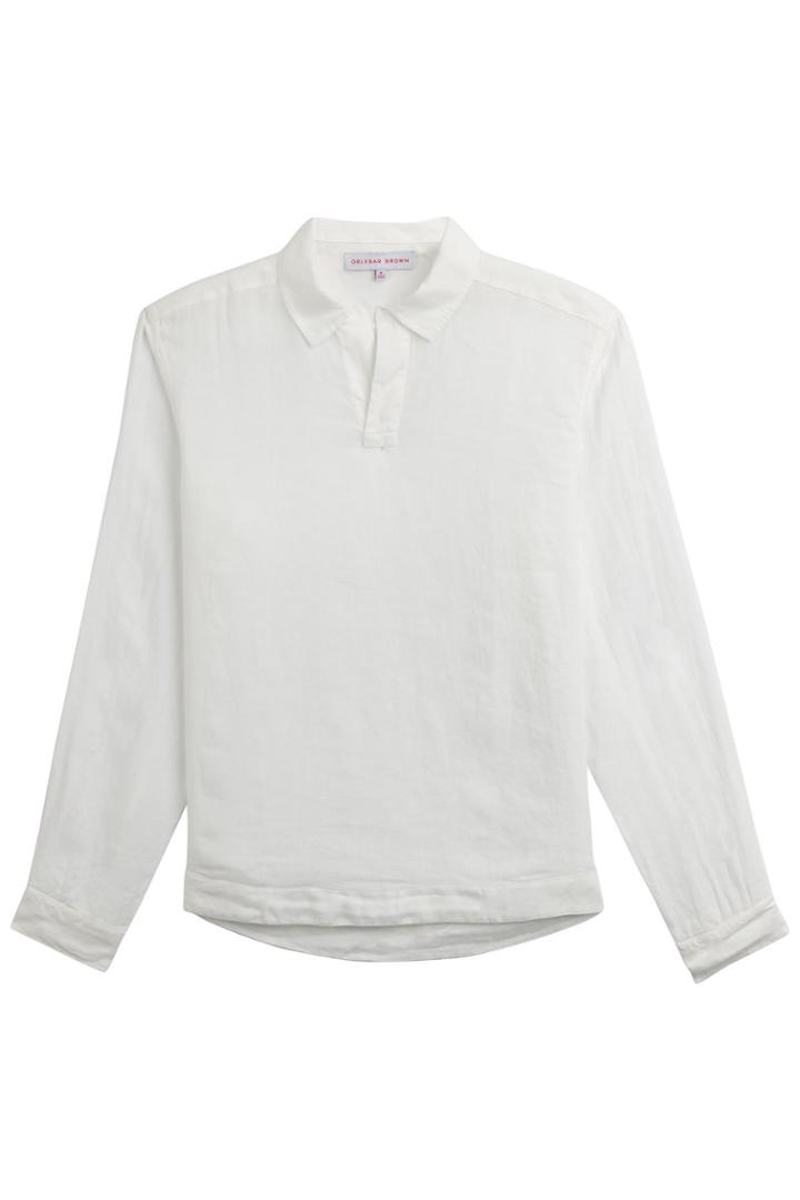 Orlebar Brown Orlebar Brown Ridley Linen Shirt - White