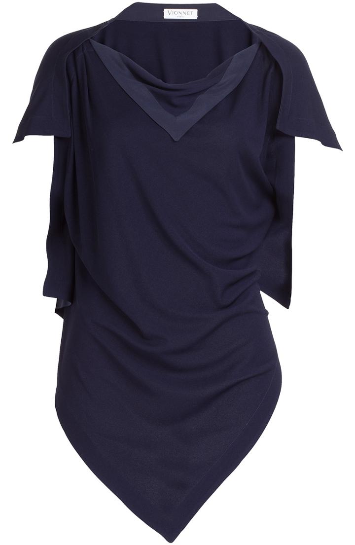 Vionnet Viscose Draped Top