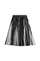 Marc Jacobs Marc Jacobs Faux Leather Skirt - Black