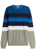 Kenzo Kenzo Striped Cotton Pullover - Blue