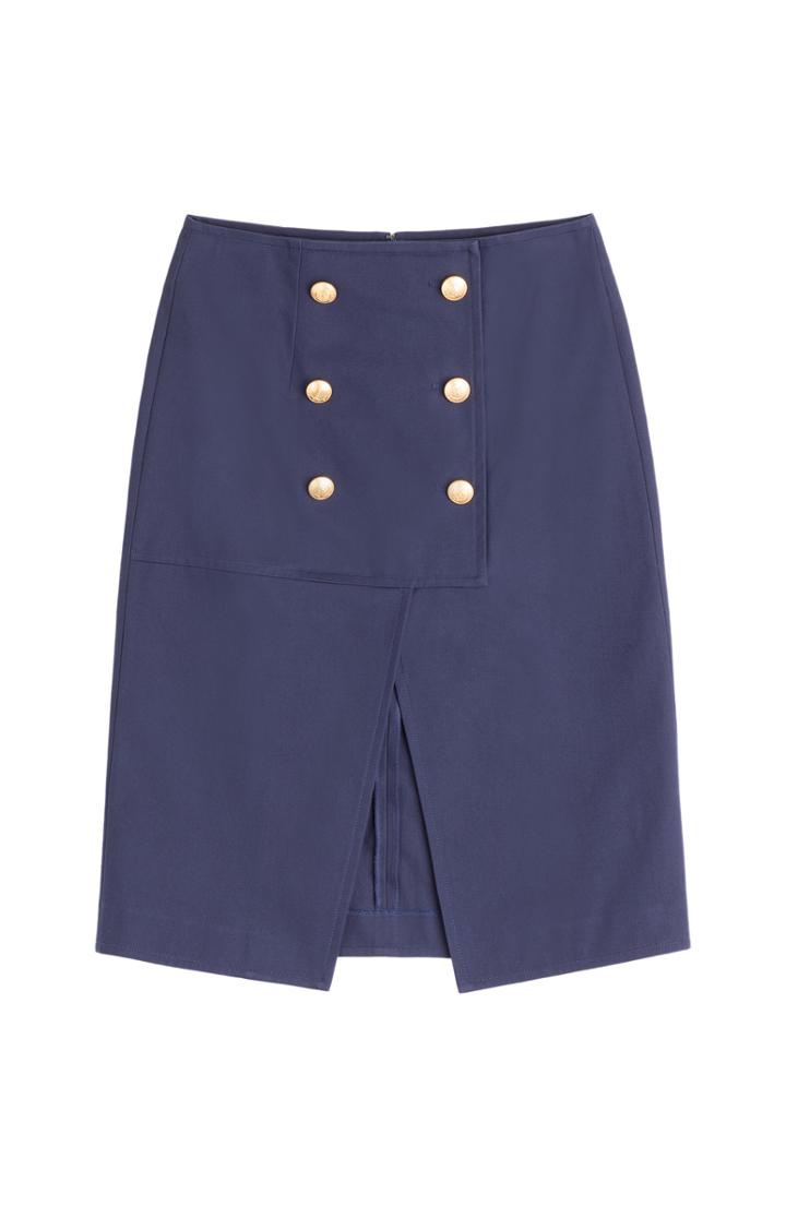 Kenzo Cotton Gabardine Skirt
