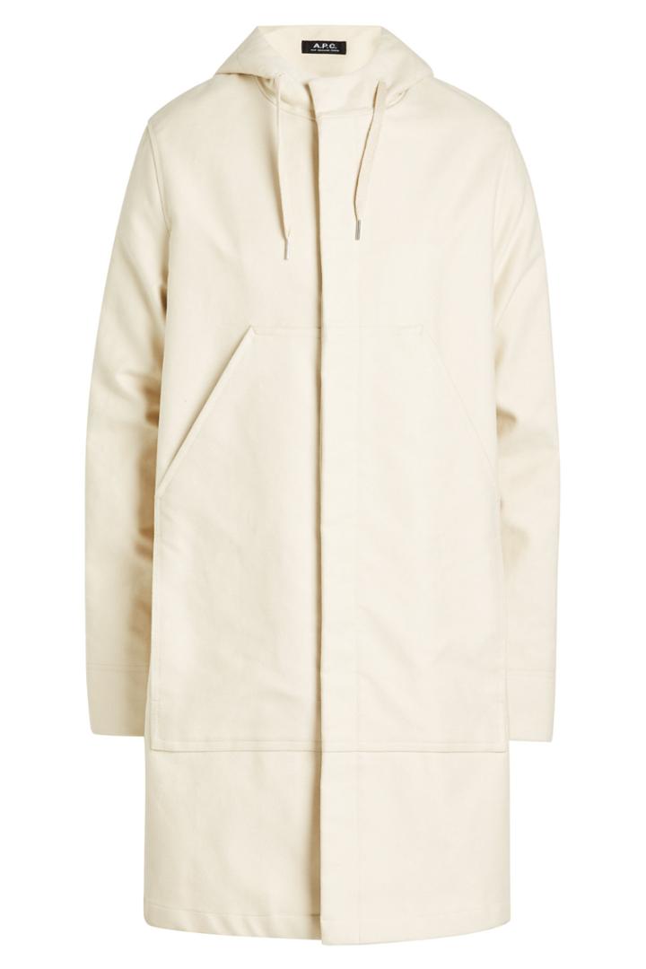A.p.c. A.p.c. Cotton Coat With Hood