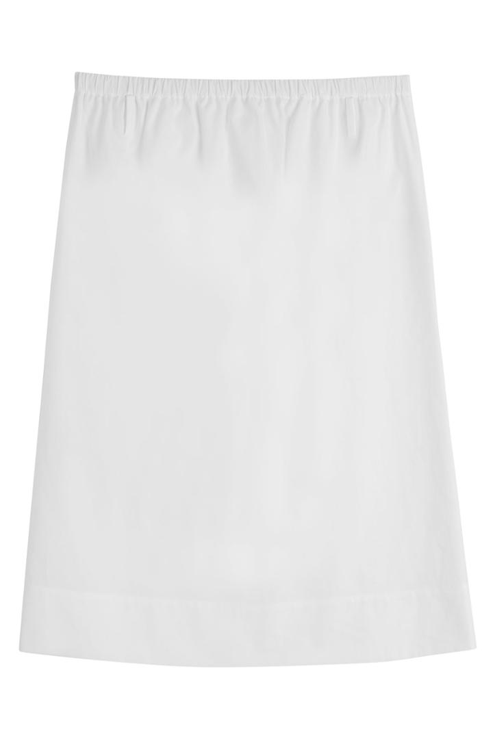 Jil Sander Jil Sander Cotton Skirt - White