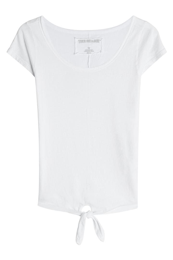 True Religion True Religion T-shirt With Knotted Detail