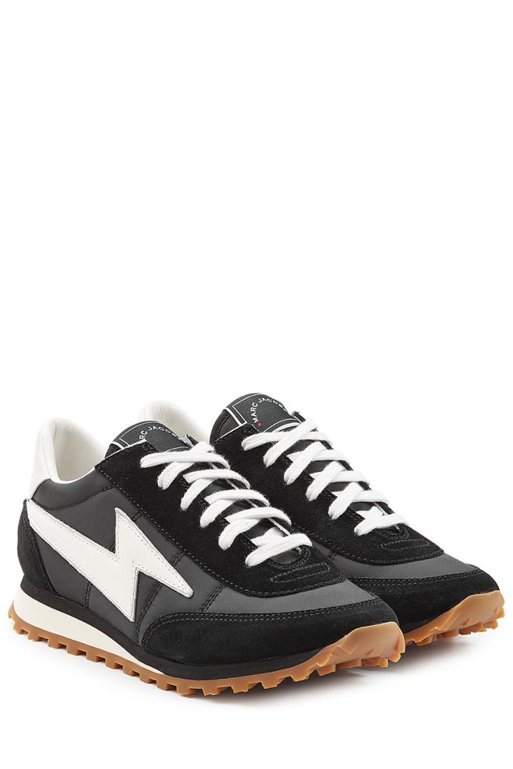 Marc Jacobs Marc Jacobs Leather And Suede Sneakers - Multicolor