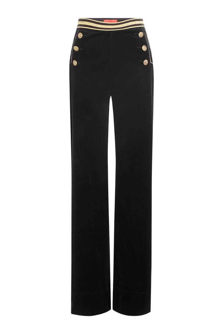 Hilfiger Collection Hilfiger Collection High-waisted Velvet Wide Leg Pants