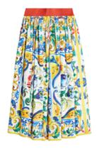 Dolce & Gabbana Dolce & Gabbana Printed Cotton Skirt