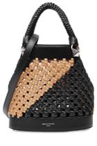Sonia Rykiel Sonia Rykiel Woven Leather Tote - Black