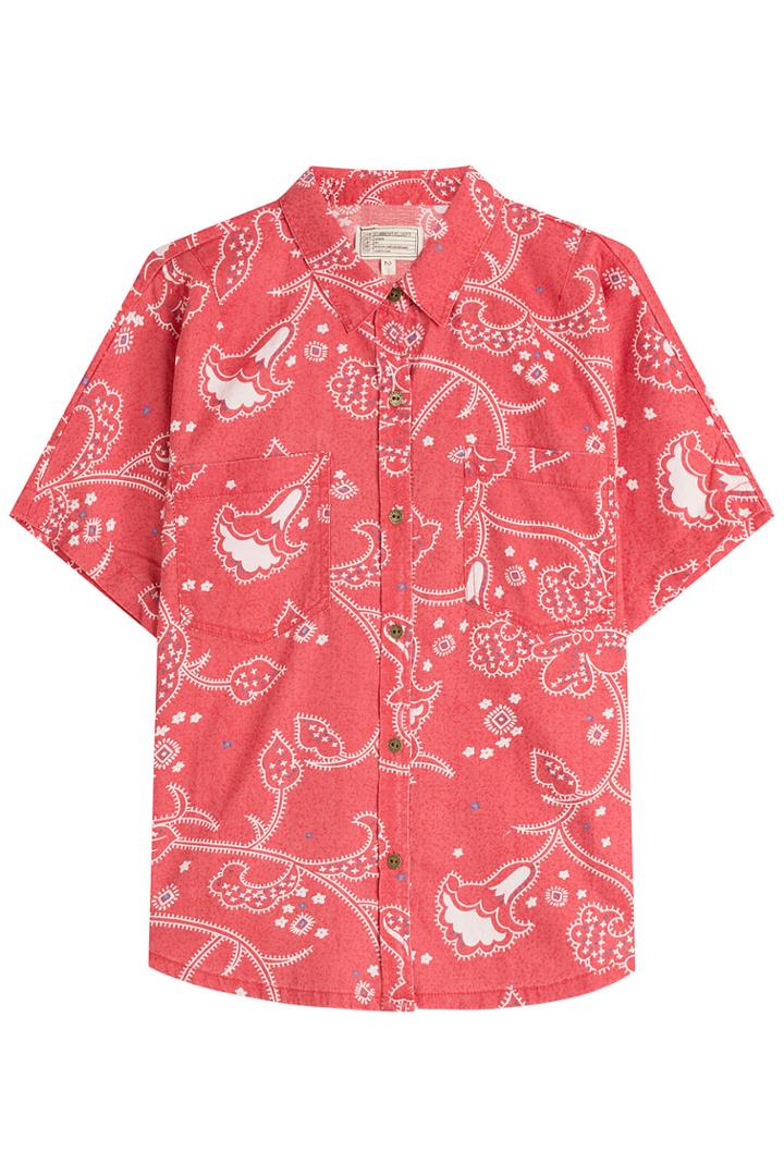 Current/elliott Current/elliott Printed Shirt With Cotton - Red
