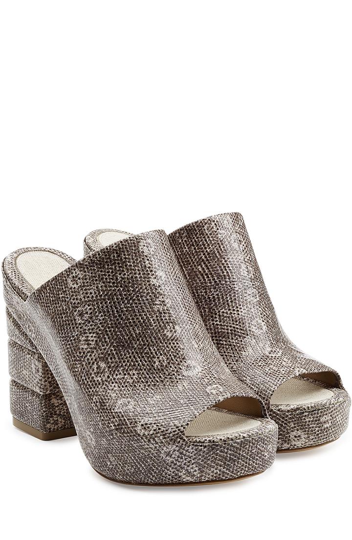 Salvatore Ferragamo Textured Leather Sandals