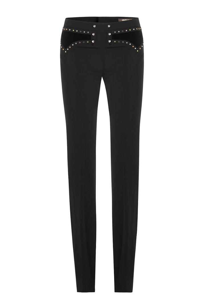 Roberto Cavalli Roberto Cavalli Bootcut Pants With Stud Embellishment