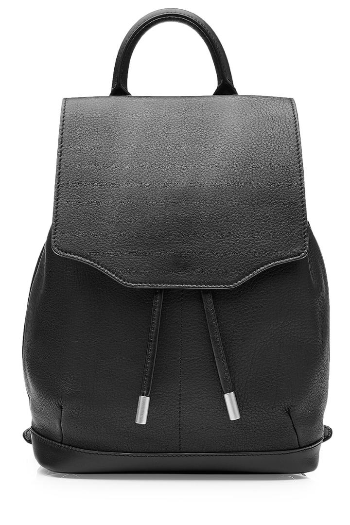 Rag & Bone Rag & Bone Mini Pilot Leather Backpack - Black