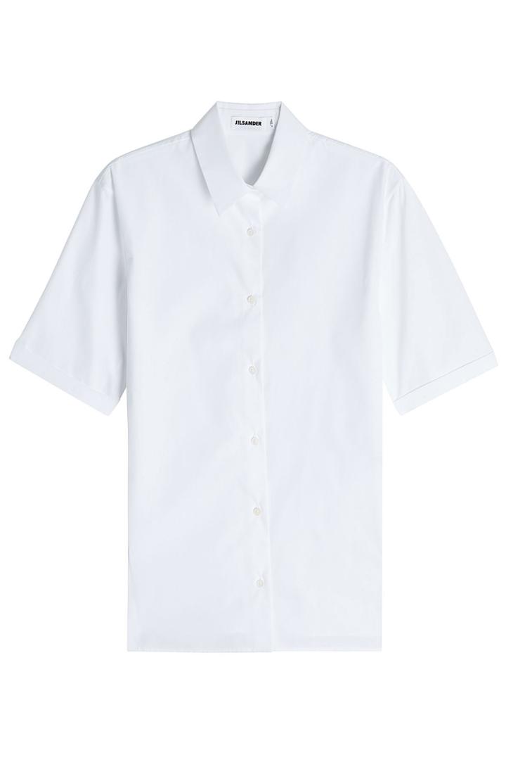 Jil Sander Jil Sander Cotton Short Sleeved Shirt - White