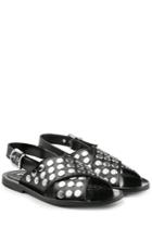 Mcq Alexander Mcqueen Mcq Alexander Mcqueen Embellished Leather Sandals