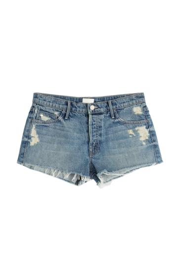 Candice Swanepoel By Mother Candice Swanepoel By Mother The Stunner Fray Shorts In Hijacking The Runway