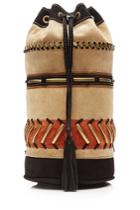 Alberta Ferretti Alberta Ferretti Leather/suede Embellished Backpack - Multicolor
