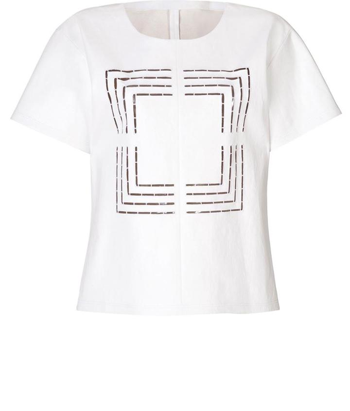 Jitrois Leather Top With Cutouts