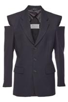 Maison Margiela Maison Margiela Virgin Wool Blazer With Cut-out Detail