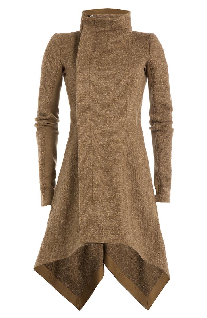 Rick Owens Coat With Virgin Wool And Mohair