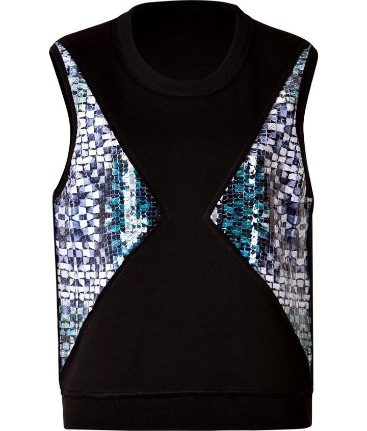 Faith Connexion Sleeveless Sweatshirt With Sequins