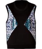 Faith Connexion Sleeveless Sweatshirt With Sequins