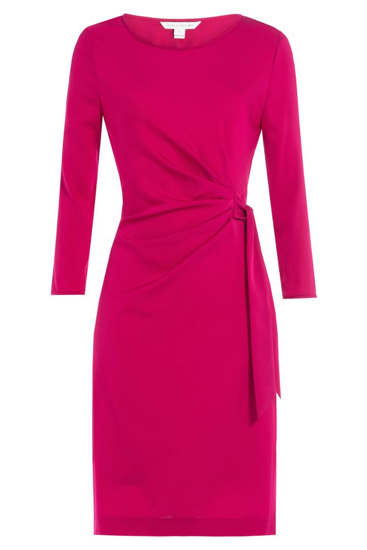 Diane Von Furstenberg Diane Von Furstenberg Wrap Dress With Silk - Pink