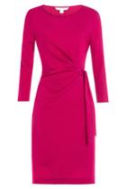Diane Von Furstenberg Diane Von Furstenberg Wrap Dress With Silk - Pink