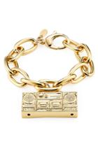 Moschino Moschino Gold-tone Brass Bracelet - Gold