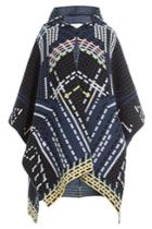 Peter Pilotto Peter Pilotto Wool Blend Cape With Angora