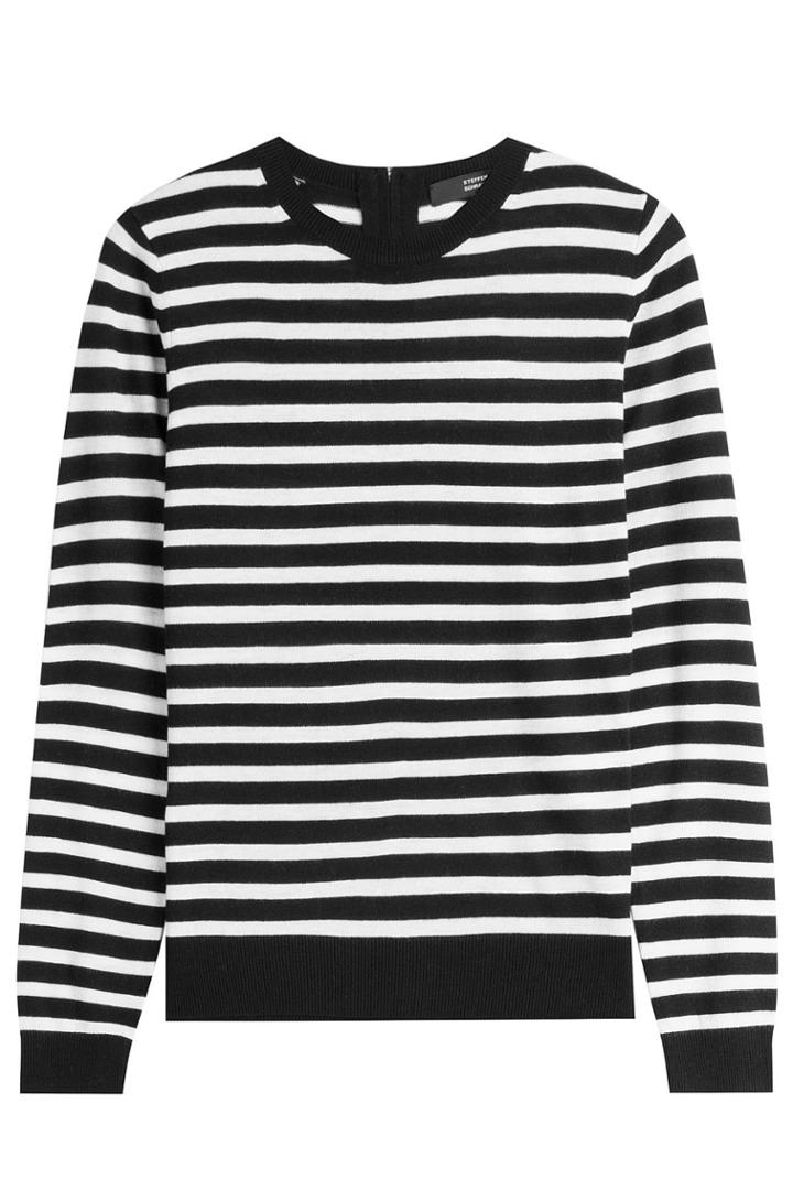 Steffen Schraut Steffen Schraut Striped Pullover With Back Zip